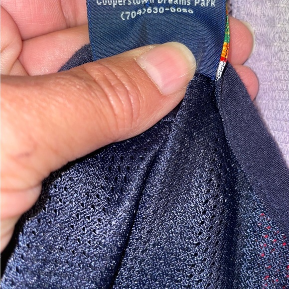 Cooperstown Baseball Jersey Mens Lg Pullover Dreams Park Vented shirt waterproof - Picture 9 of 9